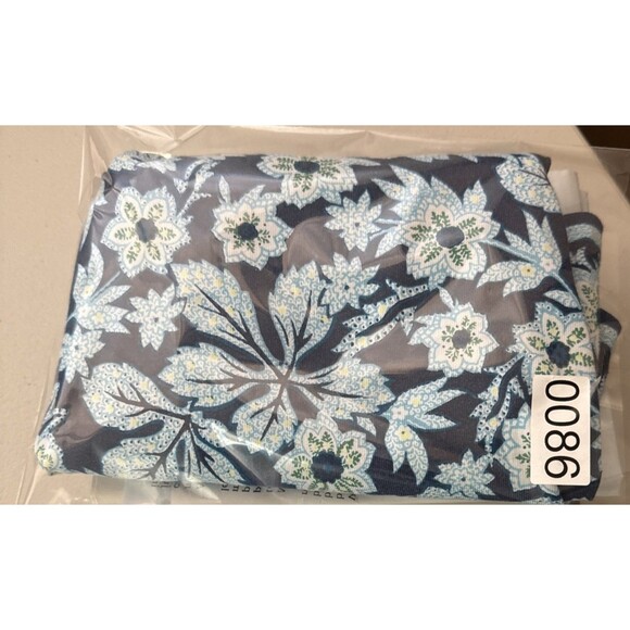 J. Jill Skirt Blue Floral Cotton Modal Pull On Casual Career Women's Size Medium - Picture 11 of 11